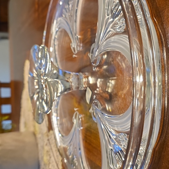 Vintage Mikasa Elegant Crystal Cake Stand - Picture 6 of 6